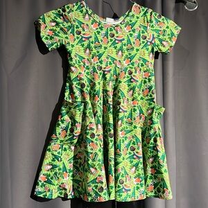 St. Patrick’s Day Gnome Lucky Charms shamrock rainbow pot of gold pocket dress